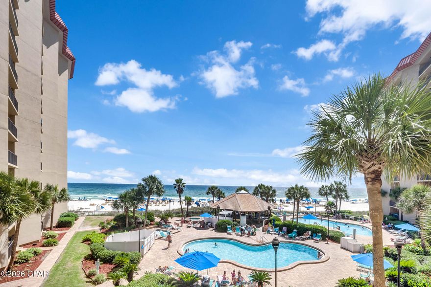 If you've been searching for a beachfront condo that allows you to enjoy the Panama City Beach lifestyle while helping offset ownership expenses, this second-floor Summer House unit deserves a look. A longtime favorite among vacationers, Summer House has a proven rental history and continues to attract guests year after year thanks to its family-friendly atmosphere, spacious floor plans, and unbeatable Gulf-front location.

Situated directly on the sugar-white sands of Panama City Beach, this well-maintained resort offers a rare combination of lower-density living and resort-style amenities, including two Gulf-front pools, a hot tub, kiddie pool, tennis and pickleball courts, racquetball, game room, fitness center, owners' lounge, grilling areas, and direct beach access.

Whether you're looking for a vacation getaway, investment property, or a blend of both, this condo offers the opportunity to enjoy your time at the beach while leveraging rental income to help cover expenses. Many investors appreciate the ability to utilize financing and allow rental revenue to contribute toward ownership costs while building long-term equity over time.

Wake up to Gulf views, spend your days on the beach, and let this established rental performer work for you when you're not using it. Summer House remains one of Panama City Beach's most beloved resortsand opportunities like this don't come along often.