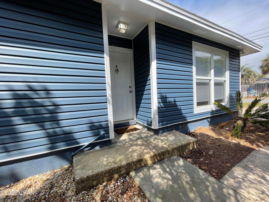 AN APPLICATION HAS BEEN APPROVED,, TENANT SIGNING LEASE.. lovely 3 bed 1-1/2 bath (master bath is only a half bath and has no shower) This home has a large, fenced backyard with a 10x12 shed & is nicely updated inside and out. Kitchen has stainless-steel appliances & granite counter tops, vinyl plank flooring, ceiling fans. You'll enjoy Boating, Swimming, Fishing and much more so bring your water toys, best of all, you won't have far to go as it's only a block and a half from the Dolphin Boat launch with access to St. Andrews Bay & it's within walking distance (0.3 of a mile) of the Gulf of Mexico. Plenty of dining and shopping options as well. Do not call office no that is listed on realtor.com website. Please contact agent. Application fee is $45.00 per adult.