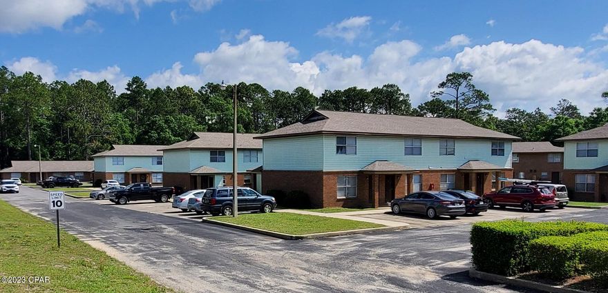 Riviera Ridge Townhomes enjoys a central Valparaiso location close to Eglin Air Force Base, Northwest Florida State College and various employment, entertainment and dining opportunities. The Property is located just off of John Sims Parkway, the main artery through Valparaiso, leading from Niceville to Eglin AFB in southern Okaloosa County.

Riviera Ridge Townhomes contains 84 rental units built in two phases. Initially, Phase I was constructed in 1984 and Phase II was completed in 1986. The complex is comprised of 22 rental buildings, 1 one story maintenance shop and 1 one story office building distributed over 8 acres. The buildings are wood frame construction, with a brick veneer, in an array of exterior styles. Riviera Ridge Townhomes provides a favorable unit mix of 15 one bedroom units and 69 two bedroom units. Units range in size from 725 to 875 square feet, with one bedroom units currently renting for $1,195/month and two bedroom units currently renting for $1,295/month. All apartments include fully appointed electric kitchens and private patios. There is also an on-site central laundry facility that generates additional income. The property's Tenants pay all utilities for their respective residence.

Riviera Bay Townhomes, a 36 Door sister property is also available for purchase $5.95M with Riviera Ridge Townhomes as a package deal only and brings the total number of doors to 120. An assumable mortgage and some very attractive seller financing are also available respectively for both of the properties.

Northwest Florida, also known as the Florida Panhandle, is a 16-county region that extends along the Gulf of Mexico from Pensacola, on the western border of Florida, to just east of Tallahassee. The region occupies a unique geography in Florida, abutting the southern borders of both Georgia and Alabama, as well as the northwestern boundary of the Florida peninsula. The 16-county region includes nearly one quarter of Florida' s 67
counties and approximately 20% of the state' s land mass. The local military bases and Northwest Florida State college supplement the local apartment market in Okaloosa and Walton counties. The area also has a strong tourist trade that draws up to 4 million annual visitors. The location near the Gulf of Mexico is very desirable for families to vacation and retirees to relocate here. The largest US Air Force base in the world, Eglin AFB, owns and protects a large land area used for test ranges.

A financial packet for both of the properties is available upon request.