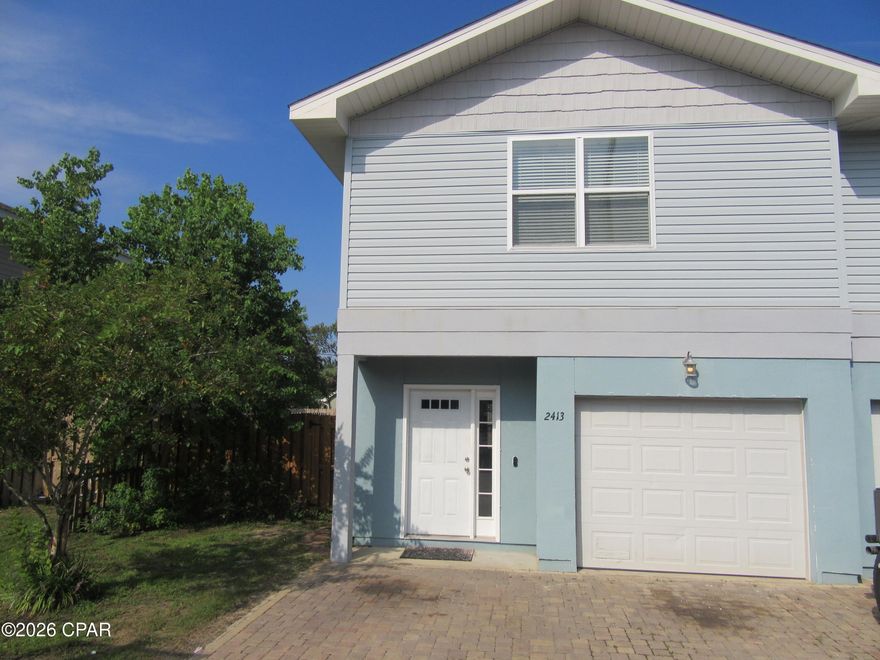 Gated Community Spacious 3 Bedroom 2.5 Bath Townhome located near the world's most beautiful beaches. 1 car garage with deck and fenced back yard. All property sizes and ages are approximate, please measure and/or verify if important.

School assignments are subject to change, please check with Bay County for most accurate information.

Deposit is the same as the rent. Pets allowed with owner approval and NON-REFUNDABLE pet fee applies per pet. Breed restrictions apply.