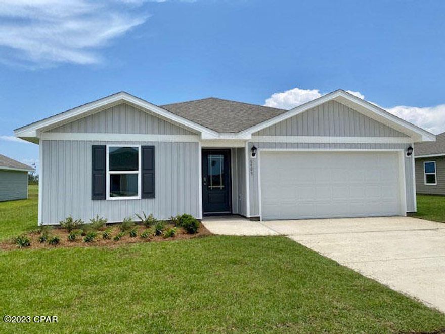 When you enter the Freeport floorplan through the prairie door you will notice immediately the brightness of the entry hallway.  This 4 bedroom 2 bath, 1387 square foot, home is an open floorplan with two bedrooms separated by a full bathroom at the front of the home and one bedroom across the entry hallway affording family and friends alike privacy when visiting.  The large kitchen island overlooks the dining room and living room allowing all to be together or doing individual tasks in each area.  The main areas of the home as well as the bathrooms and laundry have beautiful luxury vinyl plank while the bedrooms offer plush carpeting.  The spacious primary bedroom leads to the bathroom featuring a large shower, single vanity, and a large closet.  This home is situated on a oversized lot