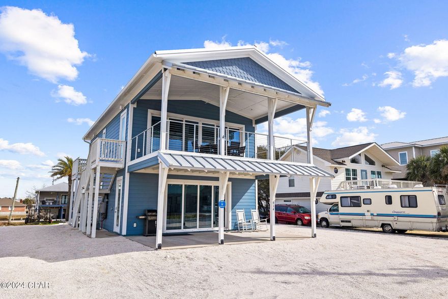 Welcome to 614 Oleander Avenue, Mexico Beach, FL! This fully furnished 4/4 duplex offers an incredible turnkey investment opportunity in a prime beachside location. With a total of 1728 sqft, both units boast a spacious living/dining/kitchen area that opens up to a gulf view porch, providing the perfect setting for enjoying the coastal lifestyle.

Conveniently located just half a block from the beach access, this property is a dream for beach lovers and vacationers alike. The annual rental projections of $50,000 make this an attractive opportunity for those looking to generate income from their investment.

Don't miss out on this chance to own a piece of paradise and capitalize on the thriving rental market in Mexico Beach. Schedule a showing today and explore the potential of this fantastic property!