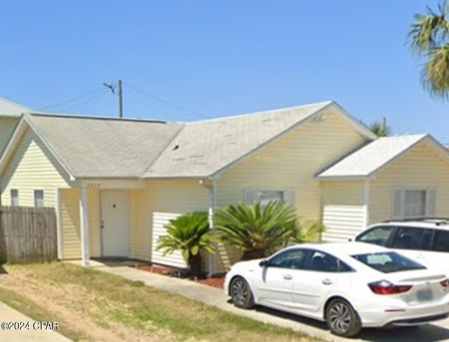 Adorable beach cottage 2 blocks from the white sand beach, this home has new roof Tenant has been in place for 15 years this is for comp purposes only