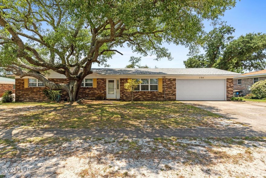 CURRENTLY UNDER CONTRACT, SELLER WILL CONSIDER BACKUP OFFERS
One of the Best Priced Single Family Homes on Market! 
Discover the perfect blend of comfort, convenience, and charm in this great 3-bedroom, 2-bathroom home located just minutes from Tyndall Air Force Base, Eastern Shipbuilding, and an array of shopping, dining, and entertainment options. This great home backs up to Lannie Rowe Lake and Veterans Park. 
The exterior of this property is equipped with a 2-car garage, a lawn pump for irrigation, and an additional shed, providing plenty of storage and workspace. Situated on a half-acre of land, this home offers a serene setting with plenty of room for outdoor activities and enjoyment.
The interior boasts 1,898 heated and cooled square feet, with a large formal dining and living room, ideal for hosting gatherings and entertaining guests, a nice open kitchen with a breakfast nook and family room with views of the lake and Veterans Park.  Enjoy the comfort of large bedrooms with ample space for relaxation and personal touches. Call your Realtor today to see this great home.