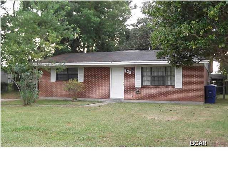 Very nice, remodeled home with open floor plan, ceramic tile, hardwood floors and carpet, breakfast bar, separate laundry room, fenced back yard, storage shed, and close to Tyndall AFB, schools and shopping.