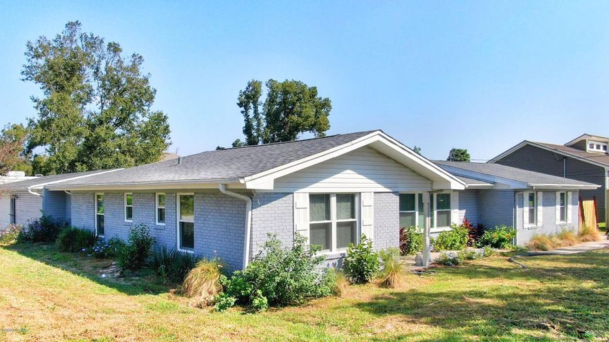 CURRENTLY UNDER CONTRACT, SELLER ACCEPTING BACKUP OFFERS'  Waterfront with inground Pool, Dock, & Boathouse w/ Lift on DEEPWATER CANAL in Northshore. Inside driftwood-colored Luxury Vinyl Plank flooring throughout. Generously sized rooms-- Each bedroom has its own bath & there's a 1/2bath in the living area for visitors (also opens out to the pool deck). Huge kitchen boasts the prettiest granite countertops you've ever seen(!), a kitchen island, glass tile backsplash, new cabinets & stainless appliances. Master bathroom features a giant beautifully-tiled walk-in shower (including multi-jet ShowerTower) & a cozy stand-alone tub. Office w/ private entrance could function as guest quarters. Garage plus ample parking for all of your toys. NewRoof & other updates all done in the last year