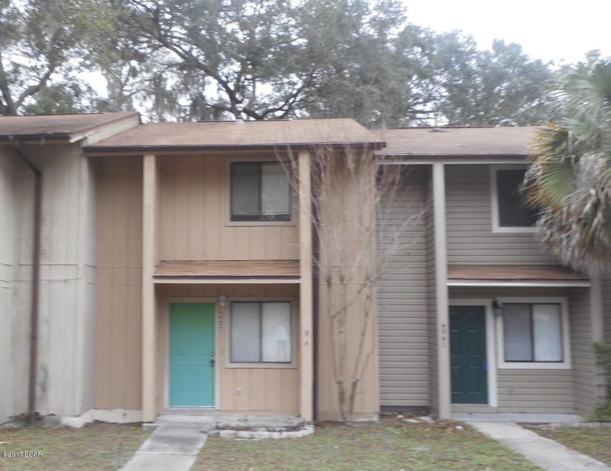 Here's an opportunity to own a lakefront unit, with beautiful views of Martin Lake.  The back yard is large and there are 2 decks (one off of the master is not usable-please do not access) with views of the lake.  The living and dining room are first floor with a half bath.  There's a full bath on the 2nd floor between the 2 bedrooms.