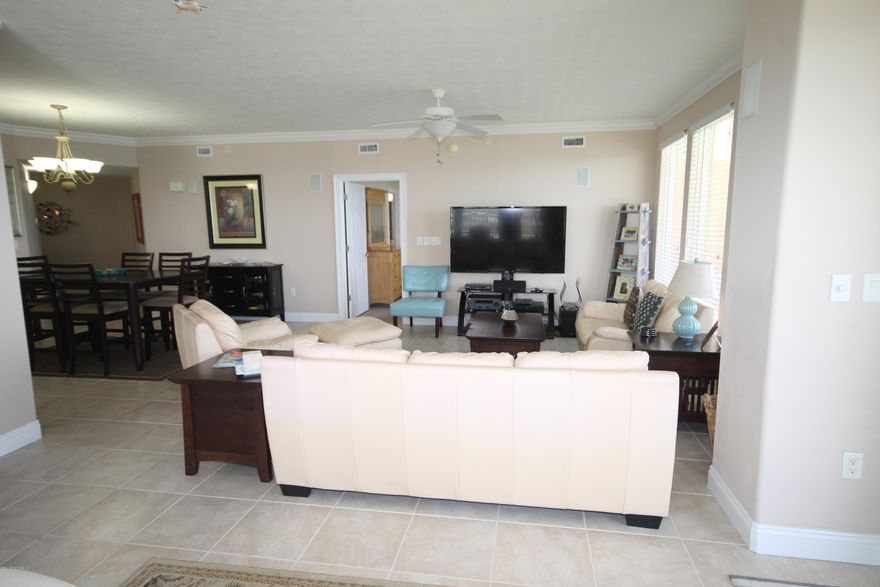Owner financing for qualified Buyer.The interior of the unit boasts 9' ceilings, crown molding, granite counter tops, ceramic tile. This unit is loaded with upgrades. This unit also has new Heating & Air. This complex has possibly the best view of the entire beach. This unit has a wrap around balcony, with a panoramic view of the Gulf, Bay, Lagoon, St Andrews State Park. You can watch the ships and fishing fleet as they go through the pass. The complex is oriented on the beach in such a way that give you a full view of the west and east beaches. This unit has granite counter tops, cultured marble vanity tops. The unit has full-length windows on the front and side. All three bedrooms open to the balcony. All information is believed to be correct, but should be verified by the Buyer.