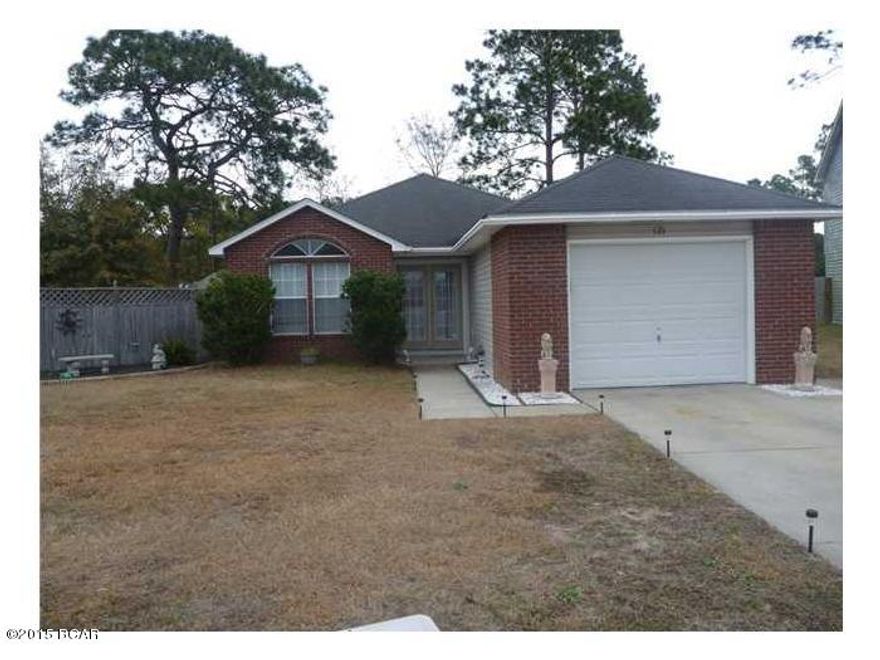 3 bedroom 2 bath home near Tyndall AFB at the end of a cul-de-sac. Features include hard wood floors, cathedral ceiling, breakfast bar, split bedroom floor plan, patio, fenced back yard with nice sitting area.

All property sizes and ages are approximate, please measure and/or verify if important. 

School assignments are subject to change, please check with Bay County for most accurate information.

Pets allowed with owner approval and NON REFUNDABLE pet fee of $150.00 per pet.  Breed restrictions apply.