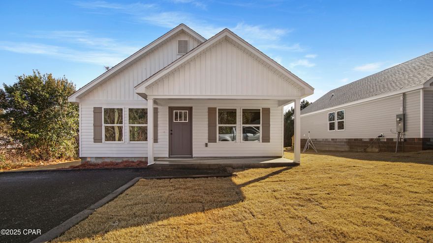 CURRENTLY UNDER CONTRACT, SELLER WILL CONSIDER BACKUP OFFERS Welcome to the ''Victoria'' floor plan! This beautiful 3 bedroom/2 bathroom NEW CONSTRUCTION home is conveniently located in NO HOA! Interior showcases 9ft ceilings, and luxury vinyl plank flooring throughout an open-concept split floor plan. Kitchen features quarts countertops, stainless steel appliances, and walk-in pantry overlooking the living room. Situated off the living room sits 2 secondary bedrooms and full guest bathroom featuring tub/shower combo. Situated off the kitchen sits the laundry room with backyard access; Master bedroom and en-suite featuring walk-in closet, tub/shower combo. Exterior showcases a large covered front porch perfect to sit back and unwind after a long day. Call to schedule your private showing today! All Measurements approx. buyer to verify if important.