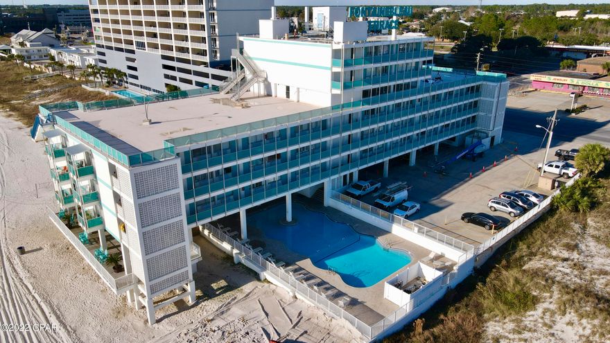 UNDER CONTRACT - ACCEPTING BACK OFFERS. This unit faces the sunset at the Fontainebleau Terrace. The current owner is selling 2 units side by side, #213 and #212, and could be renovated into 1 large unit. Rental income yields around $32-35k, depending on your personal use. On site amenities include; large pool renovated in 2019, 2 large decks, BBQ grills, parking on-site, owners' laundry, private upstairs owner's lounge & kitchen, and gym. Pier Park is 1.8 miles West. Runaway Island, The Local Steamer Seafood Market, and Fun-Land Arcade are all within walking distance. Shipwreck Island is 1.8 miles East. The owner is open to Seller Financing. Enjoy a day of shopping and fun activities, or soak up the sun at the beach. Call your favorite realtor today!