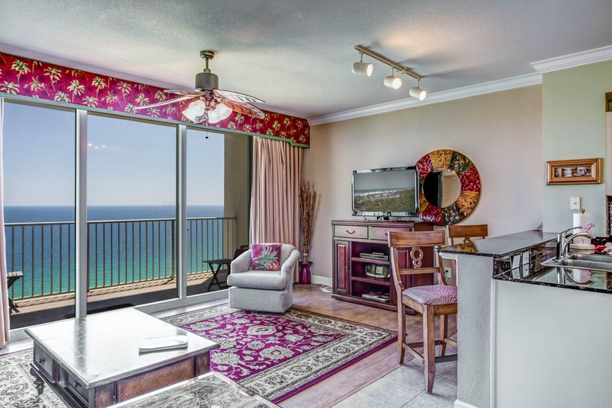 Take a look at this beautiful Tidewater Beach Resort condo near Pier Park in Panama City Beach featuring 2 bedrooms, plus a bunk room and 3 bathrooms. This unit is a rental magnet, bringing in $41,982 in 2015! Unit 1811 is being sold fully furnished, sleeps 8 and is turn key! Tidewater is located in one of best locations on the beach. It is the closest building to the International Airport and 1/4 of a mile to  Pier Park! Tidewater's amenities bring renters back year after year.The amenities include 2 outdoor gulf front pools, 1 indoor heated pool, 2 game rooms, 1 restaurant, a convenience store, a huge beach front fitness center, movie theater, 4 hot tubs, saunas, steam rooms, conference room, cover parking, a computer lounge, library/game area, and a beautiful owners lounge. lounge located on the 30th floor.