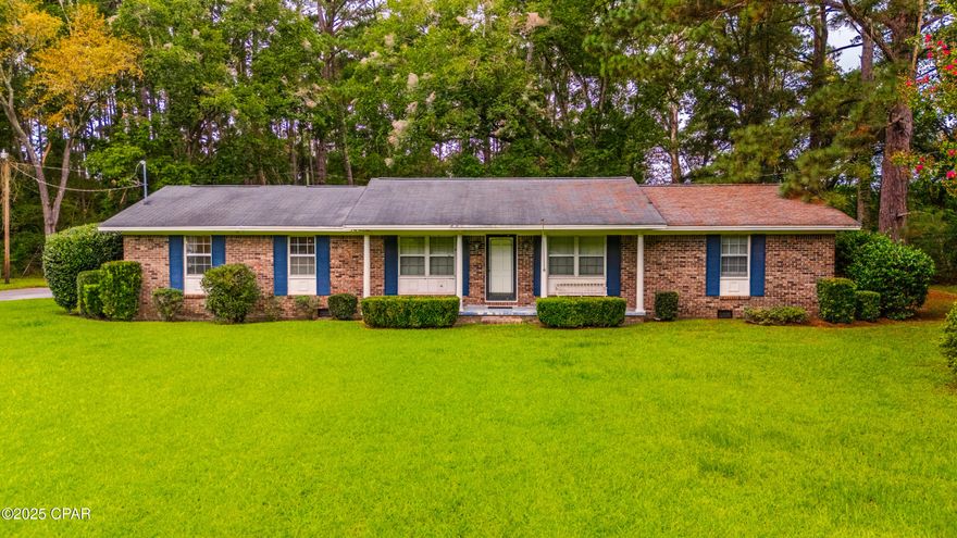 Charming Brick Home on Hwy 77 with Acreage Options - Between Chipley & Graceville

This well-maintained 3-bedroom, 2-bath brick home offers the perfect blend of comfort, space, and country living—right on the highly sought-after Hwy 77 corridor.

Inside, you'll find a giant living area perfect for gatherings, a functional kitchen, and a spacious dining space. The home includes a carport with an attached storage room and a separate utility room for added convenience.

The property spans 2.25± acres with a beautifully manicured yard, a paved driveway leading to the home, and a storage shed out back. The home sits far enough off the road to provide privacy while still being minutes from town.

For those seeking more land, there's an additional 6.25± acres available—stretching all the way down to Lovewood Road—offering endless potential for expansion, recreation, or investment with the planted pines.

Highlights:

3 Bedrooms / 2 Bathroom

Spacious living area

Brick construction for low maintenance

Carport with storage room + utility room

2.25± acres with additional 6.25± acres available

Paved driveway & storage shed

Ideal location between Chipley & Graceville on Hwy 77