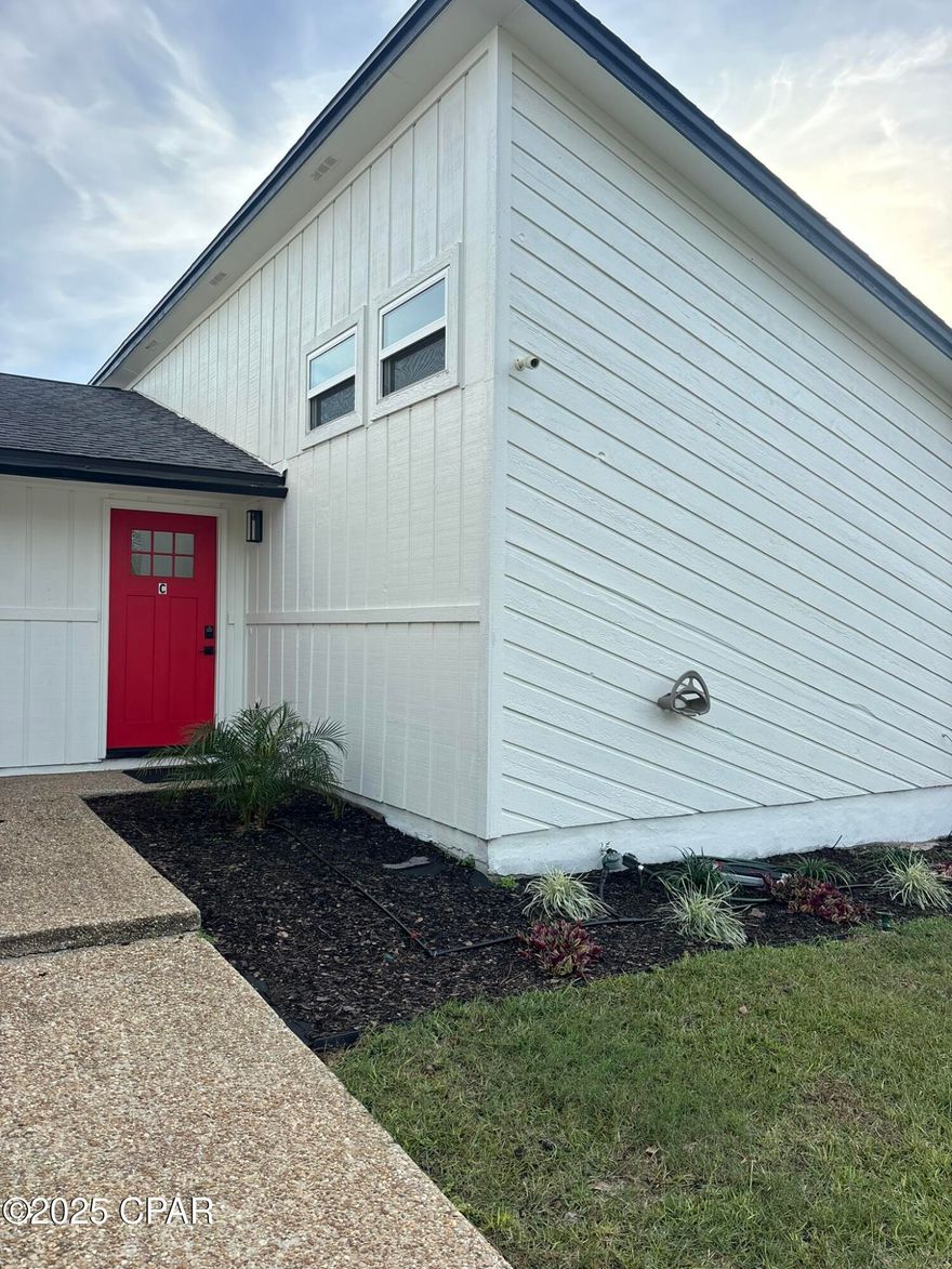 A MUST SEE! You'll love this freshly remodeled 2-bedroom, 1-bathroom duplex located right off N Lagoon. Featuring gorgeous modern upgrades, an electric fireplace, and easy access to everything PCB has to offer. Rent partially furnished or unfurnished. Non-warrantied washer and dryer are included. $75.00 for water added to monthly rent. Schedule your tour TODAY, this one will go fast!