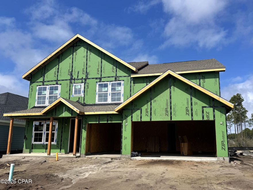 New construction by Fischer Homes in the beautiful Breakfast Point East community, featuring the stunning Mitchell design. This unique plan offers 4 bedrooms 3 full baths, and 1 half baths. The expansive family room is the perfect gathering space. Spacious open kitchen with a large island and walk-in pantry connects to the morning room, that walks out to the patio. The owner's suite is on its own level and features a spacious private bath and oversized walk-in closet. Included is a versatile recreation room that can be customized into a guest suite. The spacious 3-bay garage completes this exceptional home.