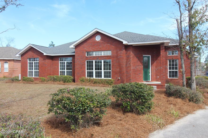 CURRENTLY UNDER CONTRACT, SELLER ACCEPTING BACKUP OFFERS

Custom built brick home on private lot with rear entrance garage and screened in-ground pool. Home features 12ft and 10ft ceilings, 18'' tiles, formal dining room, breakfast and computer area, living room with built-ins, well and pump for sprinkler system, CAT5 Network wires throughout, Solar Hot Water heater, New AC, Propane Stove, encased interior windows with decorative trim, and leaded glass front entrance door. Home is bordered by two preserve areas (rear and side) affording great privacy for a neighborhood setting.