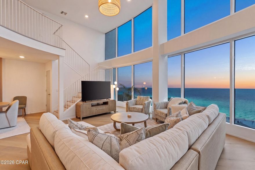 Welcome to Laketown Wharf's newest luxury residence -- a rare new construction condo in the heart of Panama City Beach! This stunning 5-bedroom, 4-bathroom condo offers over 2,700 square feet of refined living space, perfectly blending coastal style with modern sophistication.

This residence is fully furnished and thoughtfully designed, making it completely turnkey and ready for immediate enjoyment--whether as a high-performing short-term rental or your own private second home by the beach.

Built in 2025, this residence offers peace of mind for years to come, featuring steel framing, all-new mechanical systems, and high-end finishes throughout. Step inside to discover engineered white oak flooring, custom white oak cabinetry, and quartz countertops that elevate every space. The open-concept design creates a light-filled, airy atmosphere--perfect for entertaining or unwinding after a day at the beach.

Enjoy expansive 20-foot windows with breathtaking Gulf views, bringing the beauty of the coast right into your living space.

Residents and guests enjoy Laketown Wharf's exceptional resort-style amenities, including:
• Five sparkling swimming pools
• A state-of-the-art fitness center
• On-site dining and shopping
• Direct beach access
• Covered parking and 24-hour security

Whether you're seeking a luxury beach retreat, a proven income-producing property, or a spacious full-time residence, this home offers a rare combination of style, flexibility, and investment potential in one of Panama City Beach's most desirable communities.

Don't miss the opportunity to own a brand-new, fully turnkey residence at Laketown Wharf -- where modern luxury meets effortless coastal living.