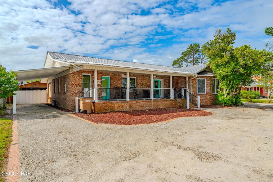 This is the kind of Coastal Gem people move to and never want to leave! 



Just 1.5 blocks from the bay, this 3 bed / 3 bath coastal home with extra living space that could be an extra room, office or living room, gives you water views and that laid-back lifestyle everyone's chasing. With 2,200+ sq ft, it's been fully updated (2018) and is completely move-in ready--modern finishes with just the right amount of coastal charm.



Start your mornings on the covered front porch with a cup of coffee and a view, and wind down in your private backyard--fenced in with space to relax or entertain.



You've got room for all the toys too--carport, two driveways, big barn out back, and a 50-amp RV hookup for your boat or camper.



Hop on your golf cart and be downtown in minutes.



If you've been looking for that ''feels like vacation every day'' kind of place... this is it.