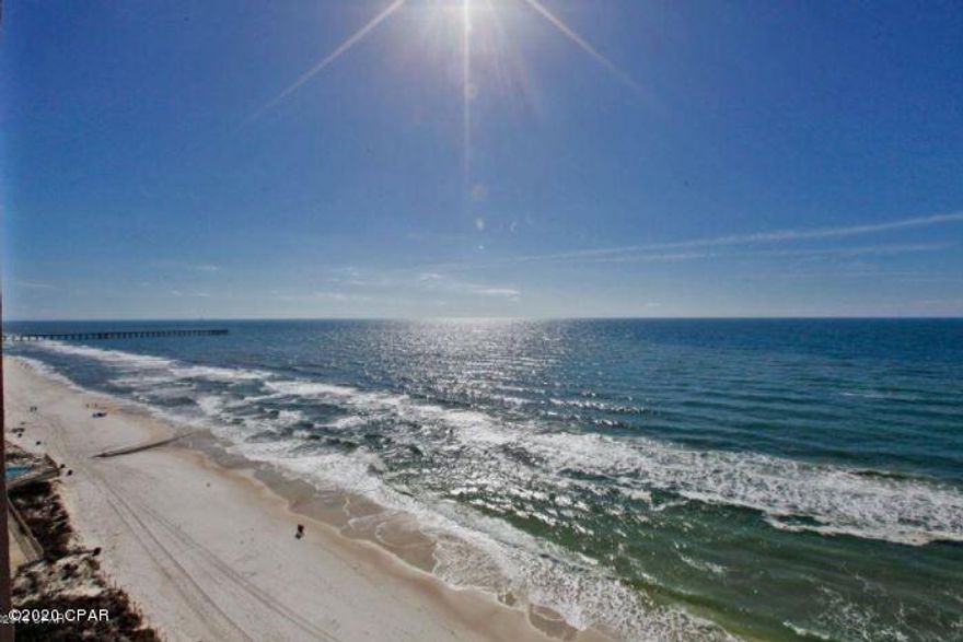 CURRENTLY UNDER CONTRACT - SELLER ACCEPTING BACKUP OFFERS.  New Paint, New luxury vinyl in bedrooms, new stainless steel appliances, new wood cabinets in baths.  New wood Espresso cabinets with granite countertop installed  soon in kitchen as well. Upgraded lighting and fans.  This Tidewater 2 bedroom, 3 bath condo even has a bunk area for guests.  Sleeps eight comfortably.  Maintenance-free Polywood bistro patio set on balcony,  Tidewater is a Premier PCB property located one half mile from Pier Park.  It's perfect for year round rentals with indoor heated pool and 2 roman spas, fitness center, two large lagoon-style pools with hot tubs, on site restaurant/bar convenience store with Starbucks and movie/media center.  Also, Skyview owner's lounge, poolside Tiki bars and arcade for the kids