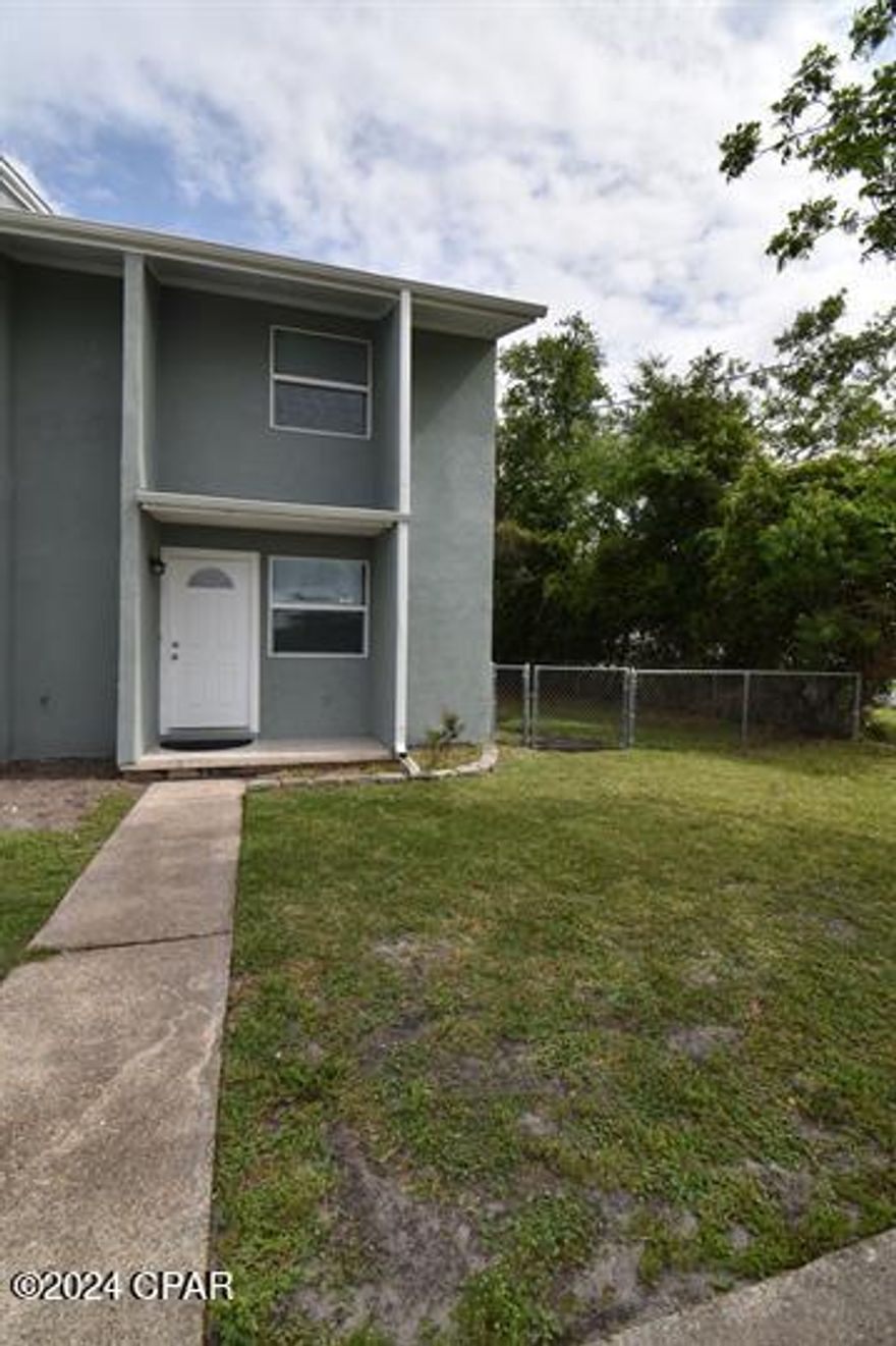 Nice town home on quiet street. This is a 2 bed/ 1.5 bath with fenced in back yard. There are washer/ dryer connections, tile floors downstairs and it is all electric! Qtrly pest control and common area lawn service included (fenced in area is the responsibility of the tenant to maintain). Small pet negotiable. To see this property, just text a picture of your drivers license with the property address in the text message to the property managment office number listed in this ad and we will set up your showing within 1 business day!