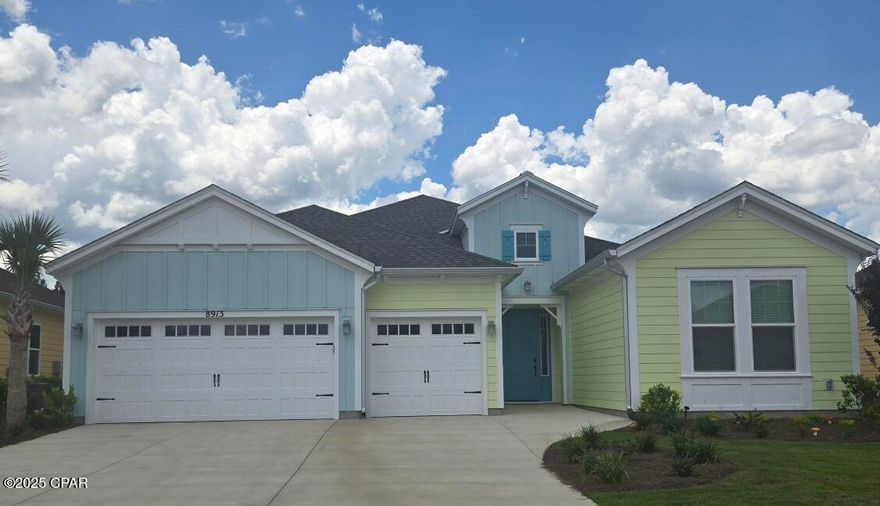 Live the coveted 55+ community of Latitude Margaritaville Watersound right now!  Home available for over 6 months.  AVAILABLE April 1, 2026.  Relax on the extended covered porch and over 1800 sqft of screened enclosure with a preserve view.  It just doesn't get any better!   This brand new Aruba single family features 2 bedrooms, 2.5 baths, den (with a sleeper sofa) and a 3 car garage.  FURNISHED and utilities INCLUDED, move in ready and all appliances included (refrigerator, range (natural gas), dishwasher, microwave, washer and dryer).  No yard work required so you'll have lots of time to enjoy all the amazing activities and meet new friends!

RENTAL REQUIREMENTS:
At least 1 tenant MUST be 55+
LONG-TERM (over 6mo to 1yr) 
SMOKING is not permitted in any home or lanai/porch
BACKGROUND CHECK (credit, criminal, eviction) required & paid for by each tenant
PETS  considered
$$ Due upon lease signing: Security Deposit $$ Due at Lease Start:  1st mo + last mo+ cleaning fee + pet fee due at move-in
COMMUNITY ACCESS - tenants purchase all gate & amenity access credentials through HOA (transponders & passports).  Tenants have full use of all amenities just as a homeowner has.