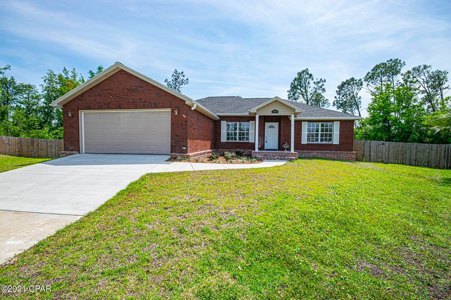 Come explore 3408 Picadilly Lane in Panama City.  Close to grocery stores, restaurants, coffee shop, multiple community parks,  boat ramp w/ bay and gulf access, public golf course nearby! The home is a complete remodel by Joe Rudolph, 3beds, 2.5baths, design and finishes are stunning wood look tile floors, stainless appliances, gorgeous, custom white kitchen cabinets, granite counters, sizable bar area w/drop in sink, dishwasher, - looks like something from a magazine. Dining, family and kitchen,all open, French Doors lead to covered back porch and backyard. Master suite features  double vanity, separate shower and soaking tub,walk in closets. Both guest rooms are generous in size with walk closets. As you can tell everything has been redone in this house, new roof, complete HVAC, water heater, new irrigation, new fence, complete kitchen, and the list goes on.  Call today, will not last long!