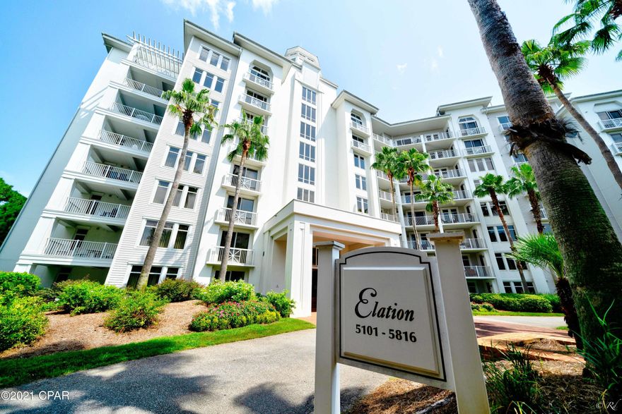 AMAZING!! This is the PERFECT condo - with it's relaxing views and only steps to the Village at Baytowne Wharf! Freshly painted, new FULL SIZE washer & dryer, has GOLF CART parking, an owner's storage locker in the parking garage, AND, sleeps 5!! Owners  have access to the private Solstice Club - an amenity for owners and their guests -featuring; grills, screened porch with gas fireplace, indoor bar, flat screen TV or just hop on a tram to enjoy the beach, shopping, tennis, marina and 72 holes of world-class golf. Being sold FULLY FURNISHED... ready to ROCK & ROLL the short term rental market!! Call your favorite Realtor to see this one!!! Measurements to be verified by Buyer.