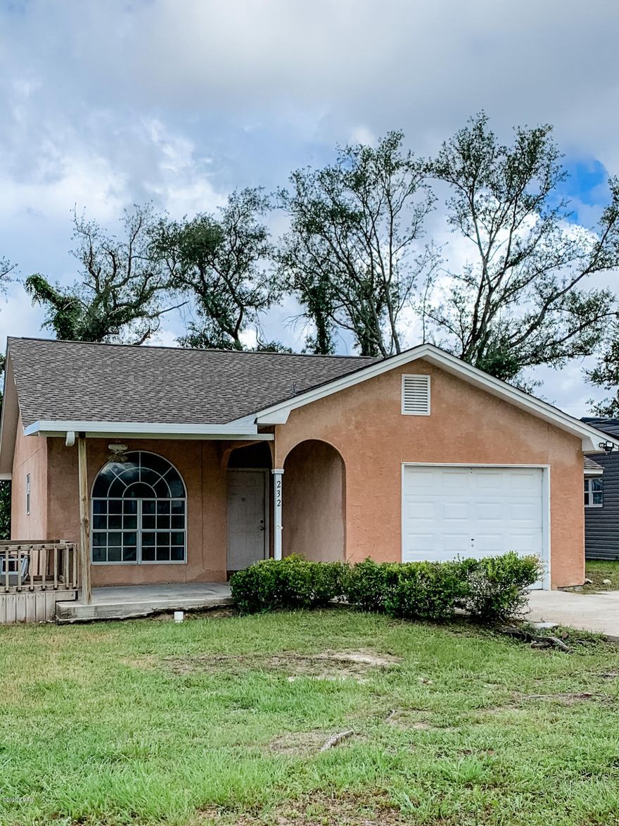 Fixer Upper in Callaway! Home is being offered AS-IS. Perfect investment property to add to your portfolio. Or if you're looking for a project to flip, this is it!  House has potential to be made into a really cute home.  3 bedrooms, 2 bathrooms with enclosed bonus/sunroom. Bonus room would make a great game room or hobby/crafting room. New roof after hurricane Michael and broken windows have been repaired, but house had minimal damage from the storm.