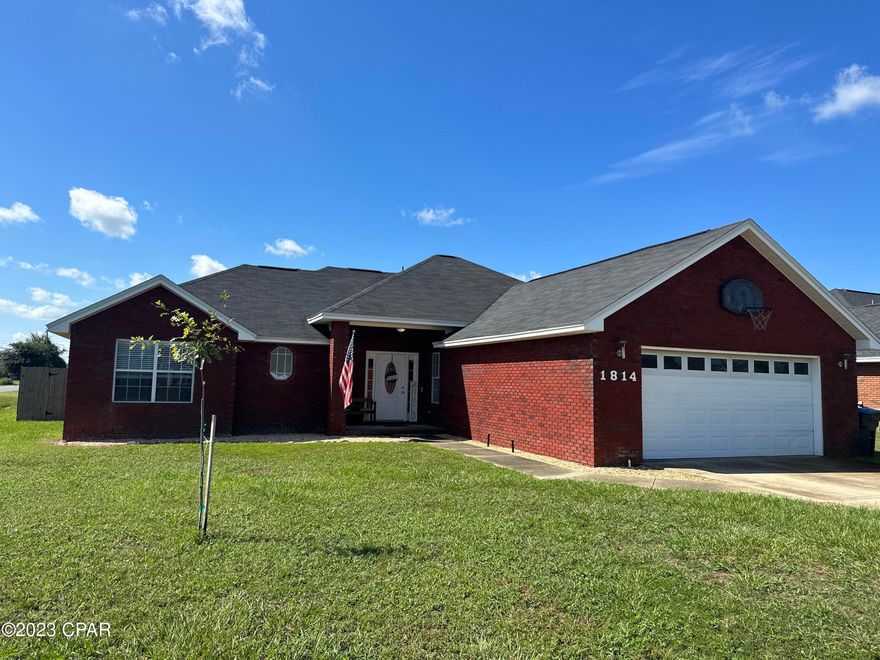 1814 Bowman Lane, 3 beds, 2 baths, 2 car garage, brick home, pool, well taken care of, spotless! Most all Pets are a Yes! Wood burning fireplace, LVP floors, stainless appliances, privacy fenced in back yard, security deposit and background check required. Lynn Haven, close to Bay Haven, North Bay Haven and Mosely schools, grocery, multiple parks / splash pad, boat ramp, this one checks all the boxes! Visit today.