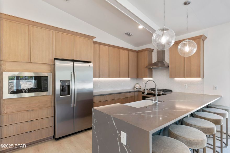 This is your chance to own a stunning home with top-tier features at an unbeatable value, and only a short bike or golf cart ride to the most beautiful beaches in the Southeast. An additional 1% lender credit available with our preferred lender. The BabyBlu offers a perfect blend of luxury & value with 4 spacious bedrooms & 3 full baths. This unique ranch floor plan offers high end finishes, vaulted ceilings and beams, a stand-alone tub in the primary bath, a secondary suite, quartz countertops, elegant flooring & designer lighting. 1-2-10 Builder's Warranty. Wildwood Village offers the best in luxury coastal living, with convenient access to first-class dining, shopping & entertainment at 30Avenue, Rosemary Beach, and 30A.