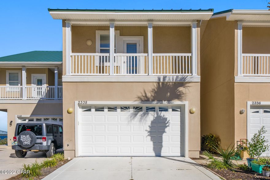 Gorgeous 3 bedroom/ 2.5 Bath Townhouse with water views! Downstairs features an open floor plan that's great for entertaining. Lower level also has LVP flooring throughout. There is a screened in patio off of the living room with a beautiful view of the bay! Very spacious bedrooms upstairs with large walk in closets in the master and 2nd bedroom. Master bath has a jacuzzi tub and separate stand up shower. This home has plenty of closet and storage space. This property is a must see!