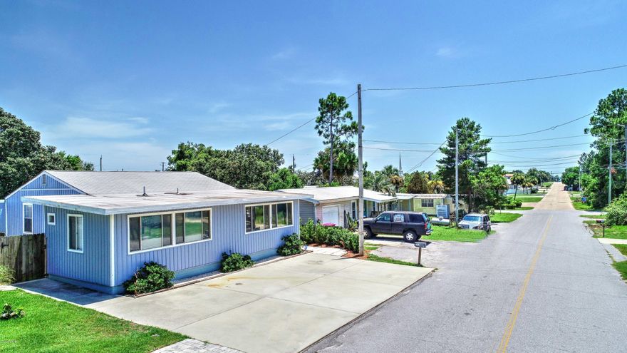 Seller to replace roof on this super cute beach cottage...under $300k!  3 bedrooms and 2 baths with back porch and fenced in back yard.  You will fall in love once you walk in the door! Inviting coastal decor will make you happy to be at the beach and ready to relax.   Enjoy an open plan and everything you need in this coastal getaway.  This home comes fully furnished.  All new plumbing, new hot water heater, new appliances, new furniture, newly painted.  Call today! TV in living room and driftwood on porch do not convey.