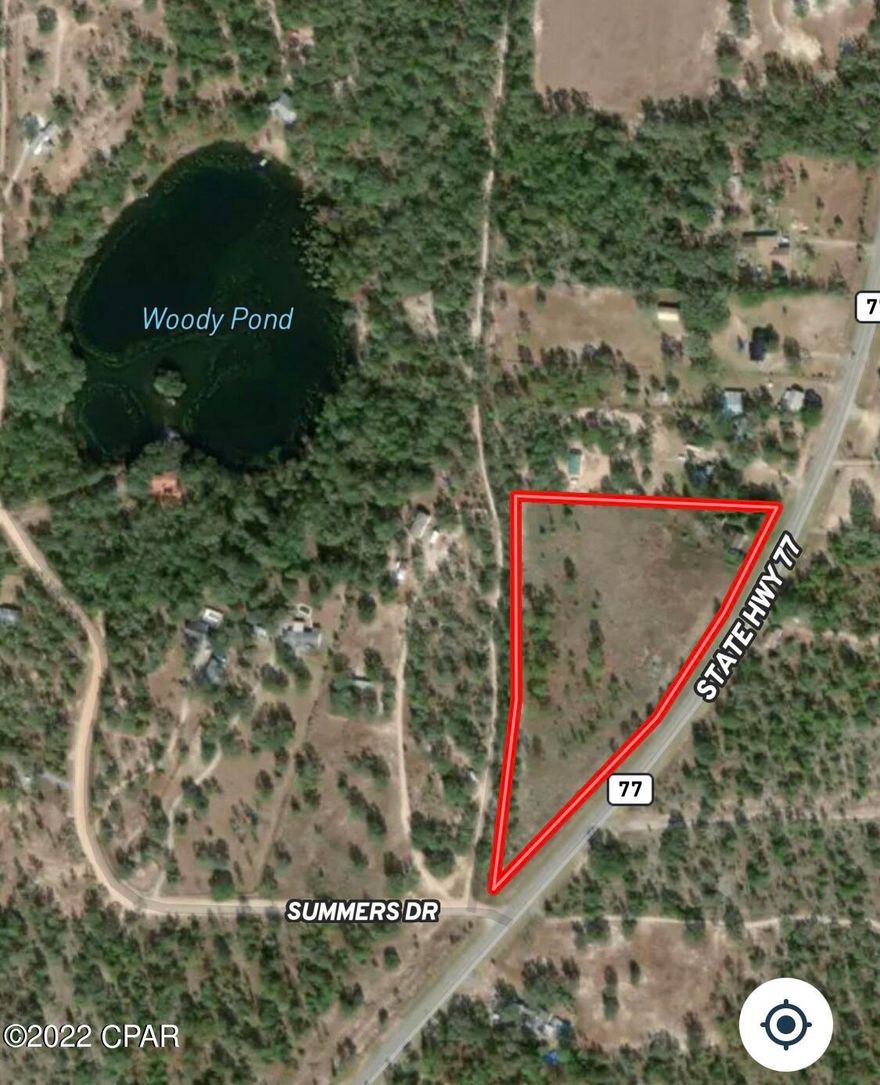 5.95 acres +/- on Hwy 77; the property is 3 miles north of Hwy 20/Crystal Lake. This would make a great homesite or even could be 2 homesites. Great location!