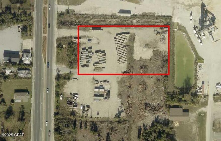 This 4.9± acre development site, with roughly one acre available, in central Panama City is conveniently located near the intersection of Highway 231 and Highway 77, the area's two primary north-south corridors. Currently the property is accessible from Highway 77 with plans to add a driveway on 17th Street allowing for multi-directional access to HWY 77 as well as access to Highway 98 running east-west. Panama City's General Commercial zoning allows for a multitude of uses. DOT has recently acquired a portion of the property with plans to install an overpass and two RIRO access points on the Northbound 77 Access Ramp. Acreage reflects parcel after taking. Electric service is currently in place. Landlord may consider the addition of improvements desired to meet tenant requirement.