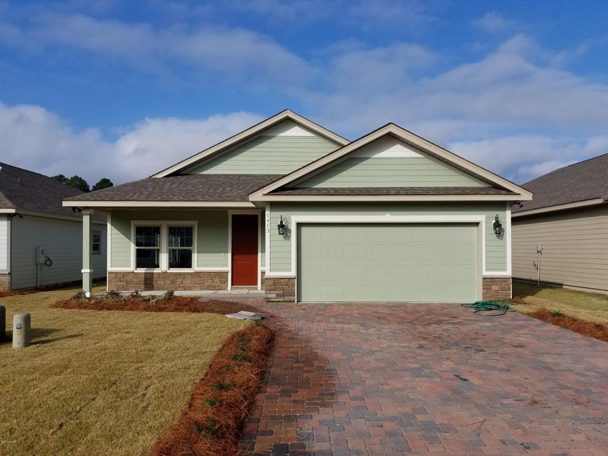 New Construction at Hidden Ridge! SELLER WILL PAY $5000 TOWARDS CLOSING COSTS!! Hidden Ridge is a New 21 Home, Secluded Subdivision in Lynn Haven off Hwy 390. Hidden Ridge has Underground Utilities, Paver Driveways, Sidewalks and Decorative Street Lights. This beautiful New Construction Home features 9/10 Foot Ceilings, 20 inch Porcelain Tile Flooring throughout Main Living Area and Bathrooms. The Kitchen has All Wood Cabinets, Granite Counter Tops with under Mount Sink, Breakfast Island and Whirlpool or Maytag Stainless Appliances. Some of the Standard Features include: Tremendous Master Walk-In ''Step Down'' Showers with 2 Shower Heads, 8ft Interior Doors, Crown Molding, Paver Driveways, Upgraded Carpet and Pad, 14 SEER Heat Pumps, Anderson LOW E Double Paned Windows, and a Security System. Put Hidden Ridge and this wonderful New Home at the Top of your List of Places to See.
Buyer should verify all that is important. Listing Agent has an ownership interest in this property. Seller is Licensed Fl. Realtor. **2023 Sq Ft., 4 Bed/2.5 Bath Available as well. *** Square footage and lot sizes are approx. from builder plans.