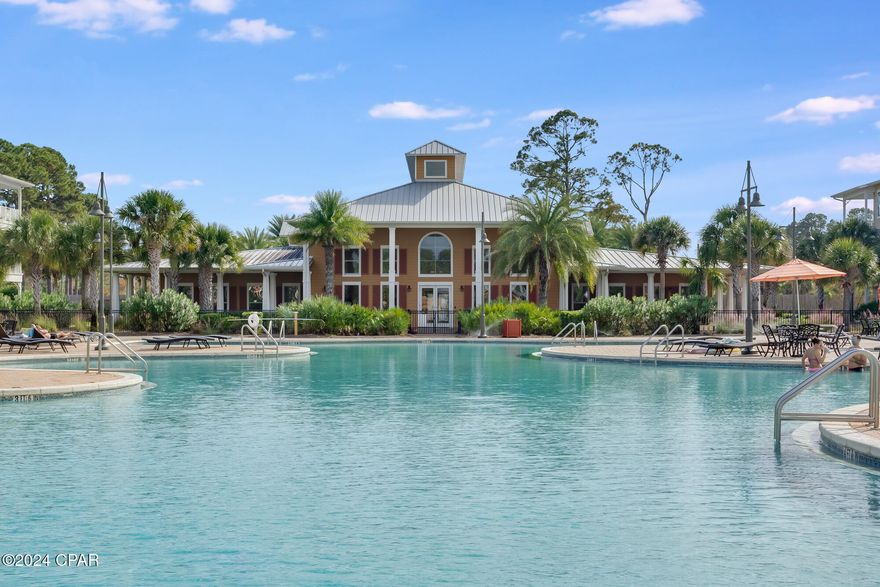 Welcome to Island Reserve Condominiums in beautiful Panama City Beach! Experience the perfect blend of luxury and costal comfort in this spacious 3 bedroom, 2.5 bathroom condo. Step inside an inviting open-concept living area filled with natural light, featuring high ceilings, crown molding, and modern finished throughout. The kitchen is designed for both style and functionality, complete with granite countertops, stainless steel appliances, and plenty of cabient storage. The primary suite offers a peaceful retreat with a large walk-in closet and a spa-inspired ensuite bathroom featuring a double vanity, soaking tub, and seperate glass shower. Two additional bedrooms are generously sized-perfect for guest, family, or a home office-with shared full bath and convenient half bath nearby. Step out onto your private balcony and take in breathtaking views of the resort-style pool and waterfall below. Island Reserve offers a variety of premium amenities, including a fitness center, clubhouse, inside basketball courts, lagoon-style pool, hot tub, and theater room ideal for movie nights. This gated community offers peace of mind with secure access, and its prime location puts you just minutes from sugar-white sands, local dining, shopping, and entertainment that makes Panama City Beach so special. Don't miss your chance to own your piece of paradise- schedule your private showing today! All measurments are approximate. Please verify if important.