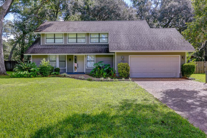 LAKEVIEW LIVING FOR UNDER $250,000! You will love this fantastic home nestled in a quiet neighborhood with breathtaking views of Deer Point Lake.  Upon entering the home you'll notice the open floor plan, cathedral ceilings and cozy brick hearth,  and wood burning fireplace. The kitchen features stainless steel appliances and granite counter tops. Open LOFT area on 2nd floor with AMAZING view of Deer Point Lake.  Just a few houses away is a boat landing and the backyard is set up for boat or RV storage. The house is in great shape. You will not be disappointed.  All sizes are approximate and should verify.