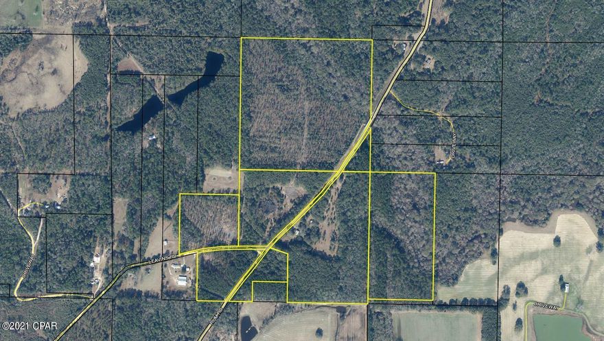 110+/- Acres with Creek Frontage! This unique property features multiple parcels with loads of road frontage, and high banked creek frontage. With multiple points of access, this opens up the possibility of subdividing for multiple home sites, and/or multiple recreational tracts. The property as a whole features mature pine and hardwoods throughout, an existing homesite with well and septic, and also sits less than a half mile from the Choctawhatchee River. This is truly a one of a kind property with loads to offer. Schedule your showing today!