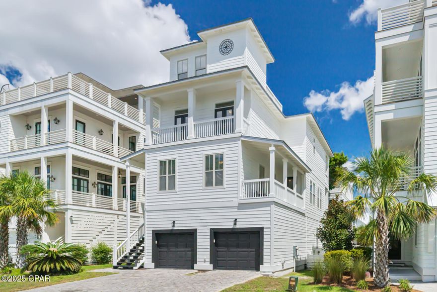 Welcome to the pinnacle of coastal luxury. Nestled in the peaceful Grande Pointe at Inlet Beach community, this fully furnished 5-bedroom, 5-bathroom, 4-story masterpiece is more than a home—it is a statement. A testament to success. A retreat that tells the world you've arrived. Ideally positioned just a half-mile from the emerald Gulf waters, Camp Helen State Park, and the tranquil beauty of Lake Powell, it offers the rare combination of exclusivity, natural splendor, and effortless convenience. Elegantly reimagined in 2025, this residence is offered entirely turn-key, featuring brand-new designer furnishings, thoughtfully curated décor, and high-end finishes down to the silverware. Freshly painted interiors and exteriors radiate refined coastal sophistication

while all five balconies have been fully rebuilt to enhance both style and structural integrity. With brand-new toilets throughout and a recently serviced HVAC system, the property delivers the worry-free comfort expected of a true luxury sanctuary.
Every space reflects elevated living. Sun-filled, open-concept interiors create an inviting atmosphere for both daily indulgence and upscale entertaining. The entire fourth floor serves as a private, opulent escape a fully self-contained bonus suite with its own full bath and balcony, perfect for pampering guests or reserving as an exclusive personal retreat.
This property is not only elegantit is profitable. Currently operating as a successful, active Airbnb, it provides immediate income potential for those seeking to pair luxury living with smart investment. Its performance and desirability make it a rare find: a home that pays for itself while elevating your lifestyle.
Five private balconies blur the boundary between indoor comfort and outdoor serenity, offering peaceful nooks for morning coffee, sunset cocktails, or moments of quiet reflection. Just minutes from the world-class dining, boutique shopping, and elevated leisure of Scenic Highway 30A, owners also enjoy exclusive access to a resort-style community pool, clubhouse, and a private dock on Lake Powell.
**Flawlessly move-in ready, meticulously upgraded, and radiating coastal elegance, this Grande Pointe showpiece is more than a home it is a lifestyle upgrade. A rare opportunity to claim a luxury retreat that reflects achievement, taste, and the very best of coastal living. And once you own it, there is no mistaking it you've truly arrived.