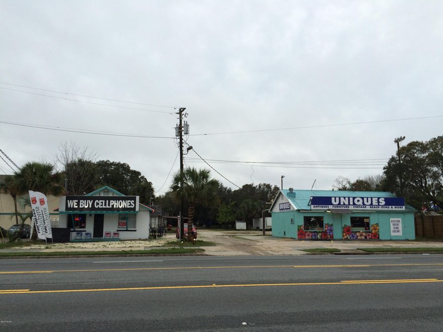 This is one of the largest and most centrally located tracts of land thats available in the tourist corridor. The property is a total of 2.4 acres and has frontage on 98 and Thomas drive.