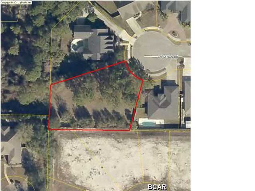 Build your dream home today!!! Beautiful lot at top of a private Cul-de-sac in ''THE LANDINGS'' Community offers landscaped entrance, sidewalks, underground utilities, homeowner's association, curbed streets, and streetlights and you can choose your own builder. No timeline to build. Lynn Haven subdivision adjacent to Nature Walk Golf Course.