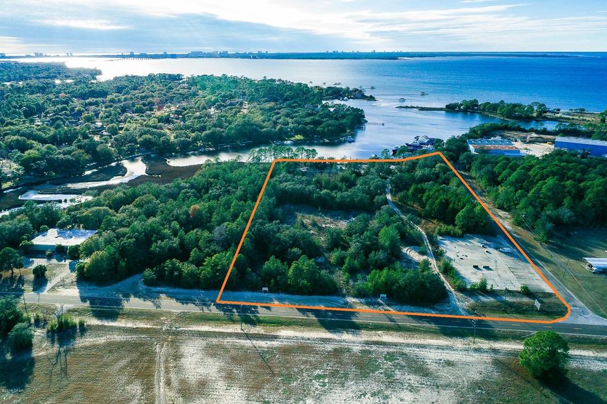 9.0 +/- acre commercial waterfront development site with 365' +/- of water frontage on Robinson Bayou. The site and Robinson Bayou possess navigable,  deep water channels with immediate waterway connections to North Bay, St. Andrews Bay the Intracoastal Waterway (ICW), and the Gulf of Mexico.  The site is zoned Mixed Use-3 (MU-3 | City of Panama City).