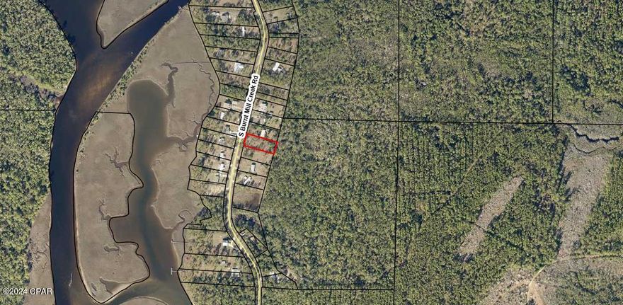 Are you looking for a more country setting with the opportunity to live in a Fisherman's Paradise?  If so, then you need to check out this lot located in the Burnt Mill Creek area featuring over ½ acre of land with a public boat ramp just down the road that leads you to West Bay then journey out to all the other Bay areas around or out to the Gulf of Mexico!  So, if fishing, boating of all kinds, all water sports, close proximity to all kinds of outdoor activities then this is the place for you!  It's time to build your dream home or install a mobile home on this partially cleared / wooded property.  The location is great! Head West and it's only minutes to the Northwest Florida International Airport (ECP), Beautiful White Sands of Panama City Beach, shopping at Pier Park or go East and head into Lynn Haven!  Either way you aren't far from shopping, entertainment, doctors, hospitals and anything else you may be looking for!  Thank you for considering this wonderful lot!  All information should be verified by buyer or buyer's agent if important.