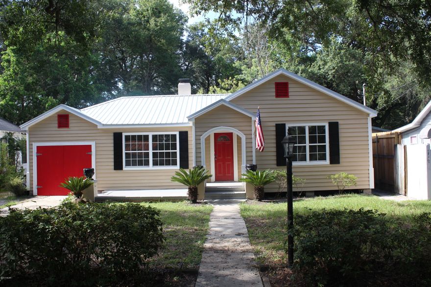Back on the Market: Lucky for some one. Full renovated craftsman Florida Cottage in the Cove, 3 bedroom 1 bath home.  Minutes to Bay Medical, Downtown Panama City, Restaurants, Parks, and the water. New Roof, New siding, new paint inside and out, New A/C, New Kitchen, New electrical. Hardwood and tile floors. Fenced in backyard. Incredible location.