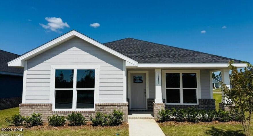 Come Experience The Difference with Adams Homes in this versatile family floorplan. Includes granite countertops, CoreTec Pro Plus flooring, a sprinkler system, and a rear-load two car garage. Enjoy Florida's great outdoors by calling this peaceful waterfront community home. From kayaking and fishing, to boating East Bay can accommodate it all. With beautiful intracoastal views this community is just 20 minutes from Tyndall AFB, 37 minutes to Mexico Beach, or a short boat ride to Shell Island.