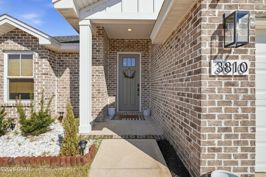 Welcome home to College Station, where quality Camben construction meets thoughtful with this rare home and high-end upgrades. This beautifully enhanced brick Vanderbilt floor plan offers a spacious, open layout designed for both everyday living and effortless entertaining. Inside, you'll find vaulted ceilings, Luxury Vinyl flooring, and quartz countertops throughout, paired with custom solid wood cabinetry and upgraded trim that elevate every room. The kitchen shines with updated designer light fixtures, featuring wood cabinetry, quartz countertops, and a stylish tile backsplash--a true blend of function and flair. The primary suite is a standout, featuring a spa-inspired en suite with a soaking tub and a fully upgraded walk-in closet complete with custom drawers and shelving. Additional enhancements include upgraded doors, insulation, Low-E windows, and carefully selected lighting in the kitchen and dining areas. Step outside to enjoy a fully enclosed backyard with privacy fencing and gate, complemented by fresh landscaping, pavers, mulch, and decorative landscape rock--perfect for relaxing or entertaining. College Station offers underground utilities, lighted streets, and beautifully maintained surroundings, all enhanced by lush Zoysia grass and professional landscaping. High-end finishes. Thoughtful upgrades. A move-in-ready home. Let College Station be your next move.