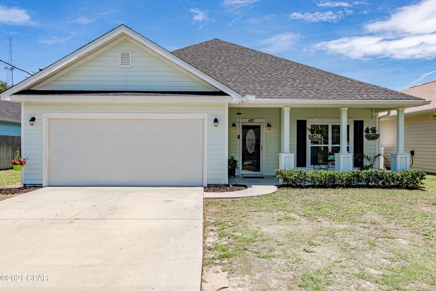 CURRENTLY UNDER CONTRACT, SELLER ACCEPTING BACKUP OFFERS! Here's your opportunity to own this immaculate home. Located on desirable west end of Panama City Beach, walking distance to Frank Brown Park, very close to Pier Park and less than a mile to the most beautiful beaches in the world. Access to Hwy 79 and short drive to Panama City International Airport.Beautiful flooring and arched doorways in the entry foyer. Open floor plan offers large living room, open to the dining room. The kitchen is a great size and will be easy for others to join in the fun of cooking! Very nice Florida room just off the living room with French doors to add privacy when needed and built-in AC unit. The back yard is fenced and has a beautiful patio with an arbor! This home is close to everything but quiet and