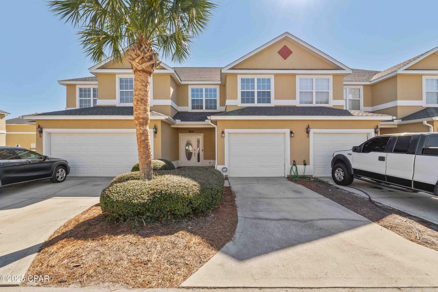 Seller Offering $5,000 towards Buyer's Closing Costs & Prepays!  Beautiful freshly painted 3 Bedroom 2.5 Bath townhome in popular Annabella's Townhomes in Panama City Beach, Florida.  With fresh brand new interior paint and brand new carpet, this home feels like new!  The HVAC was replaced in 2021, Water Heater in 2022, Floors in 2022, All New Appliances in 2024, New Carpet in 2025, New Paint 2025 and all New Window Screens in 2025!  You will love the peace of mind this home and gated community offers right off Back Beach Parkway.  On-site amenities include key pad security gate, community pool, community fitness room and community social center.  Annabella's is in the perfect location with quick and easy access to The World's Most Beautiful Beaches, restaurants, several golf courses, Ripley's Believe It Or Not, WonderWorks, go cart tracks, putt putt golf, Publix Sports Park, Frank Brown Park, Pier Park and the all new Dolly Pardon Dinner Theater!  Whether you are looking for a primary home with easy maintenance or a secondary home, you will love Annabella's Townhomes.