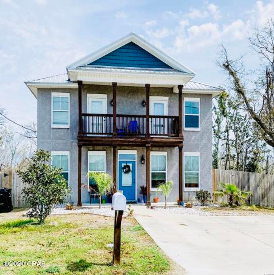 This spacious 5 bedroom home is absolutely stunning with an open floor plan and upgraded features including granite counter tops, custom cabinets, lighting package & wood tile flooring. The exterior features a 5X16 deck off the master bedroom, a fenced in backyard with a fire pit and a 10X20 shed for all your extra storage needs. You are only 10 miles away from Panama City Beach and 5 miles to Tyndall AFB! Very well maintained and move in ready, the carpets were replaced about a year ago and the home was built in 2017. This picture perfect home would be great for a military family or a growing family looking for their forever home!