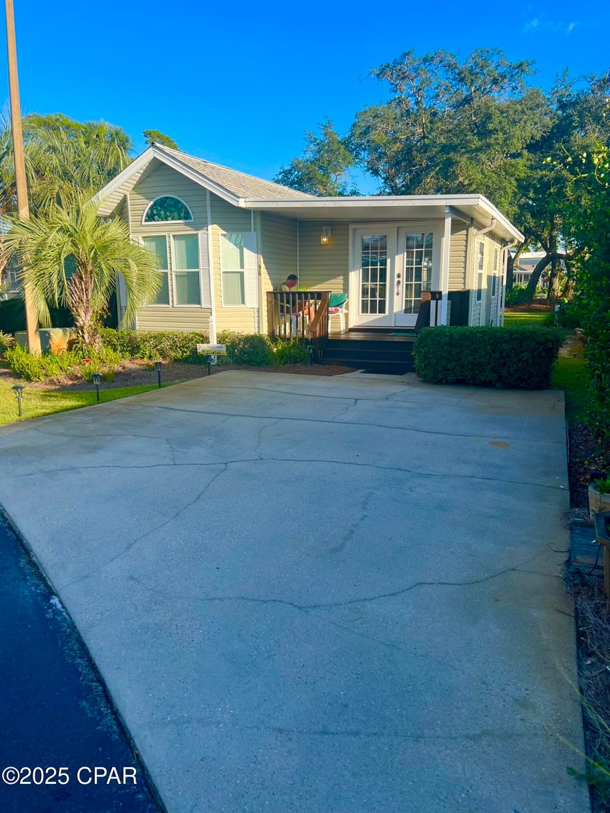 Furnished 1 bedroom, 1.5 bath home in the gated community of  Emerald Point Resort. Covered front & back porch, additional storage shed. Emerald Pointe offers residence 2 community pool, hot tub, fitness room and a spacious club house. Basic cable, internet, water/sewer & trash included in rent. Tenant responsible for electric.